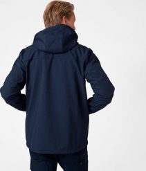 Kurtka męska Helly Hansen Jacket HELLY HANSEN Kensington Softshell, blue 4XL. Niebieskie kurtki męskie Helly Hansen, m, bez wzorów, z softshellu, bez kaptura. Za 437.54 zł.