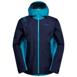 Kurtka uniwersalna męska La Sportiva La Softshelljacke Discover Shell. Niebieskie kurtki męskie La Sportiva, m, bez wzorów, z syntetyku, klasyczne, z kapturem. Za 1,167.00 zł.