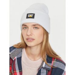 Czapka CAT Footwear. Białe czapki męskie CAT Footwear, na zimę, bez wzorów. Za 99.99 zł.