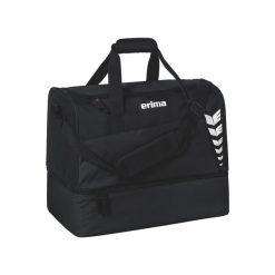 Torba sportowa Erima Six Wings z dolną komorą, czarna. Czarne torby sportowe męskie Erima, bez wzorów. Za 271.99 zł.