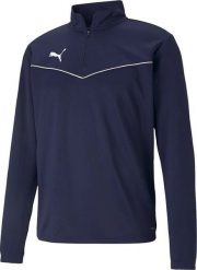 Puma Bluza męska Puma teamRISE 1 4 Zip Top Peacoat-Pu granatowa 657394 06 XL. Bluzy męskie Puma, m, bez wzorów, bez ramiączek, bez kaptura. Za 136.85 zł.