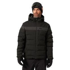 Kurtka Narciarska męska Helly Hansen Bossanova Puffy Jacket. Czarne kurtki sportowe męskie Helly Hansen, na zimę, m, bez wzorów, bez kaptura, narciarskie. W wyprzedaży za 1,589.00 zł.
