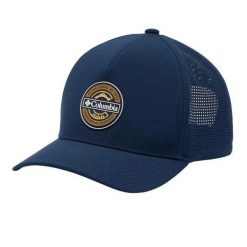 Czapka Z Daszkiem Unisex Dla Dorosłych Z Logo Tekstowym. Niebieskie czapki damskie Columbia, bez wzorów. Za 180.99 zł.