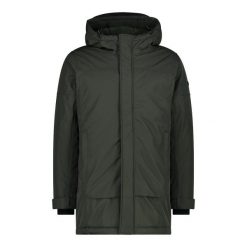 Parka męska turystyczne CMP 34K0877. Zielone parki męskie CMP, na zimę, m, bez wzorów, sportowe, bez kołnierzyka, bez kaptura. W wyprzedaży za 502.00 zł.