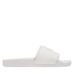 Klapki KARL LAGERFELD. Białe klapki męskie KARL LAGERFELD, bez wzorów, bez zapięcia. Za 229.99 zł.