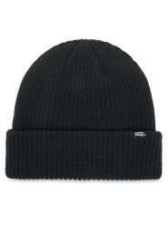 Vans Czapka Core Basic Cuff Beanie VN000QB4BLK1 Czarny. Czarne czapki damskie Vans, na zimę, bez wzorów, z materiału. Za 109.99 zł.