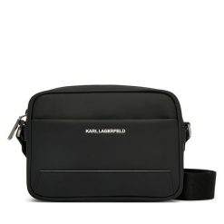 Saszetka KARL LAGERFELD. Czarne saszetki i nerki męskie KARL LAGERFELD, małe. Za 649.99 zł.