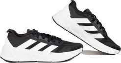 Adidas Buty męskie do biegania adidas Questar 2 czarne IF2229 44. Czarne buty sportowe męskie Adidas, bez wzorów, bez zapięcia, do biegania. Za 317.42 zł.