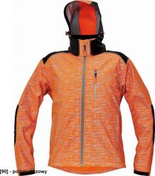 CERVA KNOXFIELD PRINTED - męska kurtka softshellowa z odblaskowym zadrukiem - pomarańczowy XS. Brązowe kurtki męskie CERVA, m, bez wzorów, bez kaptura. Za 253.38 zł.