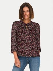 ONLY Bluzka Ditsy 15229700 Kolorowy Regular Fit. Bluzki damskie ONLY, s, bez wzorów, z syntetyku, bez kołnierzyka, bez ramiączek. Za 129.99 zł.