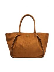 Guess Torebka Allegra HWSG22 37230 Brązowy jasny. Brązowe shopperki damskie Guess, z aplikacjami, z materiału, bez dodatków. Za 674.99 zł.
