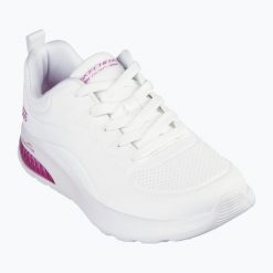 Buty damskie SKECHERS Bobs Vision Air. Białe obuwie sportowe damskie Skechers, bez wzorów, bez zapięcia. Za 229.99 zł.