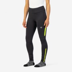 Legginsy do biegania damskie Rogelli Core. Czarne legginsy damskie Rogelli, bez wzorów, z materiału. Za 197.00 zł.