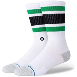 Skarpetki Stance Tube Bos Białe. Białe skarpetki damskie Stance, bez wzorów. Za 101.48 zł.