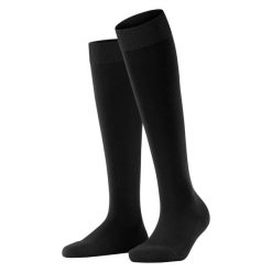 Skarpetki do kolan damskie Falke ClimaWool. Czarne skarpetki damskie Falke, bez wzorów, z lyocellu. Za 149.00 zł.