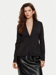 BOSS Marynarka Jonalahra 50490040 Czarny Extra Slim Fit. Czarne marynarki i żakiety damskie Boss, bez wzorów, z wiskozy, bez kołnierzyka, bez ramiączek. Za 789.99 zł.