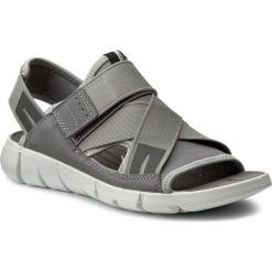 Sandały ECCO - Intrinsic Sandal 84200355915 Wild Dove/Wild Dove. Szare sandały damskie ecco, bez wzorów, z materiału, bez obcasa, bez zapięcia. W wyprzedaży za 339.00 zł.