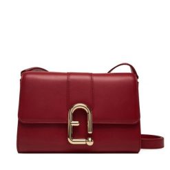 Torebka Furla. Czerwone listonoszki damskie Furla, bez wzorów, bez dodatków. Za 1,859.00 zł.