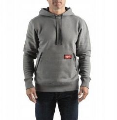MILWAUKEE HOODIE, GRAY M. Szare bluzy męskie Milwaukee, m, bez wzorów, bez ramiączek, bez kaptura. Za 233.29 zł.