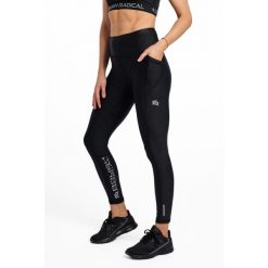 Legginsy fitness damskie Rough Radical Speed X. Czarne legginsy damskie ROUGH RADICAL, bez wzorów. W wyprzedaży za 144.42 zł.