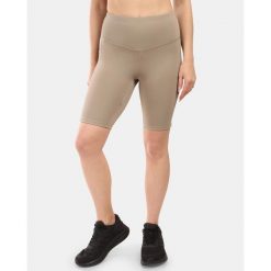 Damskie krótkie legginsy Kilpi ARTEMI-W z funkcją OPTI-DRY. Czarne legginsy damskie Kilpi, bez wzorów, z nylonu. Za 145.26 zł.