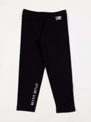 Legginsy z bawełna na co dzień na siłownię. Czarne legginsy damskie LEONE 1947 APPAREL, bez wzorów, z bawełny. Za 63.11 zł.