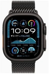 Smartwatch Apple Watch Ultra 2 GPS + Cellular 49mm Black Titanium Case Milanese Loop M Czarny (MX5V3NF/A). Czarne zegarki smartwatch Apple, bez wzorów. Za 10,696.20 zł.