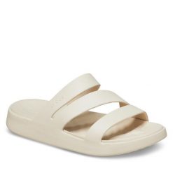 Klapki Crocs. Klapki damskie Crocs, bez wzorów, bez obcasa, bez zapięcia. Za 129.99 zł.