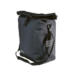 Torba Rowerowa Wodoodporna Mała 18,5 Litra 27 X 49 X 14 Cm - Czarna. Czarne torby na ramię męskie GREENLANDS, z materiału, na ramię, małe. Za 219.60 zł.