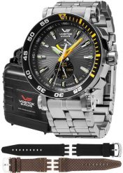 Zegarek męski Vostok Europe YN84-575A539B srebrny. Szare zegarki męskie Vostok Europe, bez wzorów, srebrne. Za 4,739.00 zł.
