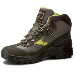Buty trekkingowe męskie Grisport Gritex wodoodporne. Szare trekkingi męskie Grisport, na zimę, ze skóry, przed kolano, bez zapięcia. Za 417.00 zł.