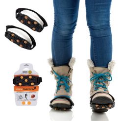 Antyposlizgowe Elementy Walk Traction 1/2. Brązowe buty zimowe męskie SIDAS, na zimę, bez wzorów, z gumy, bez obcasa, bez zapięcia. Za 47.00 zł.