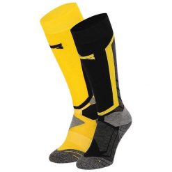 Skarpety snowboardowe Xtreme, 2 par, Multi Żółty. Żółte skarpetki damskie XTREME SOCKSWEAR, bez wzorów. Za 151.99 zł.