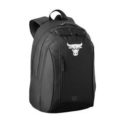 Plecak do koszykówki Wilson NBA Team Chicago Bulls - WZ6015003. Czarne plecaki męskie Wilson, bez wzorów. W wyprzedaży za 135.50 zł.