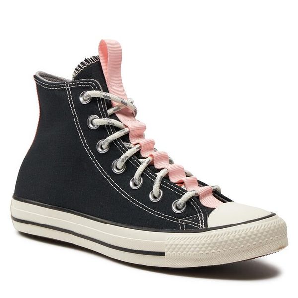 Trampki Converse. Czarne trampki i tenisówki damskie Converse, bez wzorów, bez zapięcia. Za 269.99 zł.