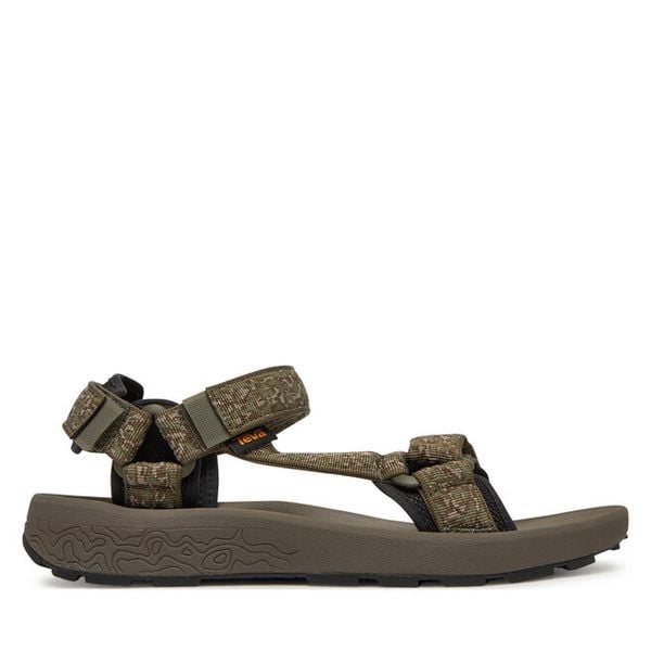 Sandały Teva. Zielone sandały męskie Teva, bez wzorów, bez zapięcia. Za 289.99 zł.