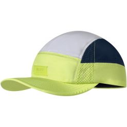 Czapka z daszkiem BUFF 5 PANEL GO CAP DOMUS APRICOT. Zielone czapki damskie Buff, bez wzorów, sportowe. W wyprzedaży za 118.93 zł.