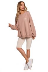Bawełniane Legginsy Typu Kolarki - Śmietankowe. Czarne legginsy damskie MOE, bez wzorów, z bawełny. Za 129.90 zł.