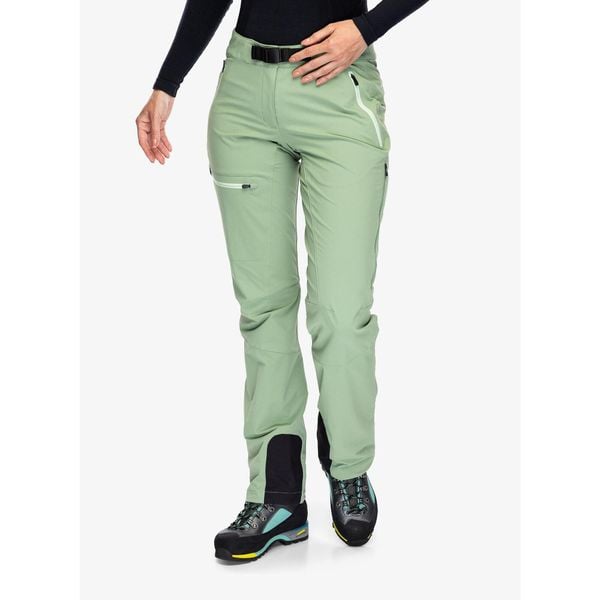 Spodnie softshell damskie Vaude Badile Pants II. Zielone spodnie sportowe damskie Vaude, na lato, bez wzorów, z softshellu, sportowe, trekkingowe. Za 503.99 zł.