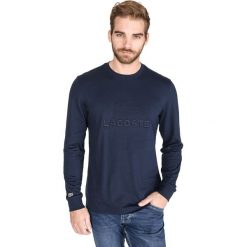 Lacoste Koszulka Niebieski. Niebieskie t-shirty męskie Lacoste, l, bez wzorów, z bawełny, bez kołnierzyka, bez ramiączek. Za 311.95 zł.