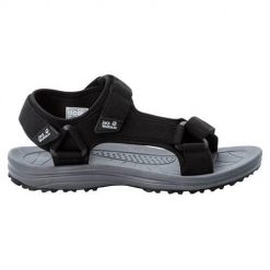 Buty do chodzenia męskie Jack Wolfskin Wave Breaker. Czarne buty zimowe męskie Jack Wolfskin, bez wzorów, z materiału, bez obcasa, bez zapięcia. Za 376.00 zł.