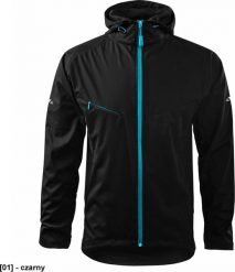MALFINI Cool 515 - ADLER - Softshell kurtka męska, 210 g/m, 100% poliester, - czarny L. Czarne kurtki męskie MALFINI, l, bez wzorów, z poliesteru, bez kaptura. Za 180.46 zł.