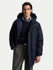 Polo Ralph Lauren Kurtka puchowa 710B27753003 Granatowy Regular Fit. Niebieskie kurtki męskie Polo Ralph Lauren, l, bez wzorów, z bawełny, bez kaptura. Za 3,499.00 zł.