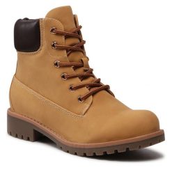 Trapery Jenny Fairy. Brązowe trapery damskie Jenny Fairy, bez zapięcia. Za 149.99 zł.