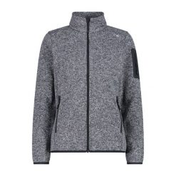 Bluza damska turystyczna CMP 3H14746. Czarne bluzy damskie CMP, na zimę, l, bez wzorów, z materiału, bez ramiączek, z kapturem. Za 286.85 zł.