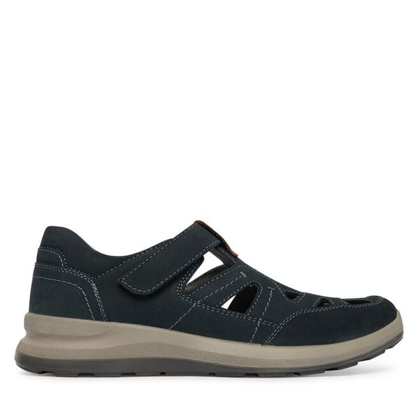 Sandały Josef Seibel. Niebieskie sandały męskie Josef Seibel, bez wzorów, bez zapięcia. Za 278.99 zł.