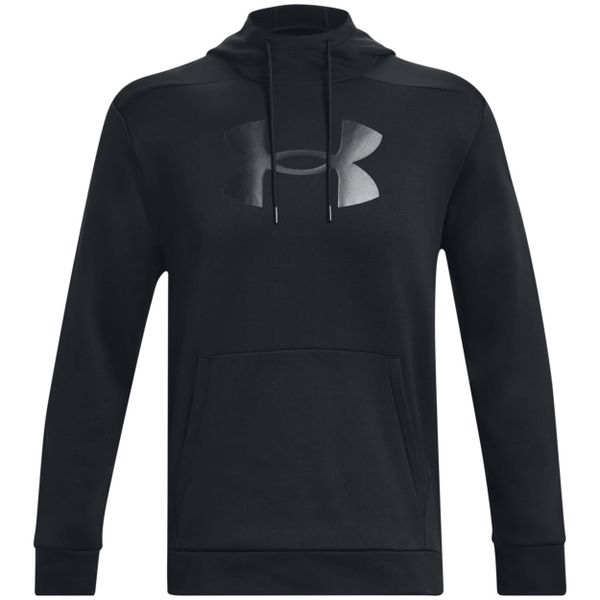 Bluza fitness męska Under Armour Fleece Big Logo HD. Czarne bluzy męskie Under Armour, m, bez wzorów, z kapturem, na fitness i siłownię. Za 289.00 zł.