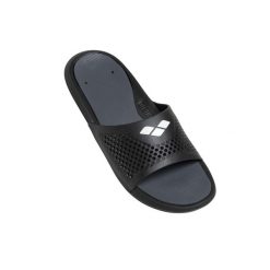 Klapki na basen Arena Bruno. Czarne klapki damskie ARENA, bez wzorów, sportowe, bez obcasa, bez zapięcia. Za 87.41 zł.