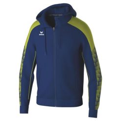Bluza dresowa z kapturem Erima Evo Star. Niebieskie bluzy męskie Erima, bez wzorów, z dresówki, z kapturem, na fitness i siłownię. Za 264.00 zł.