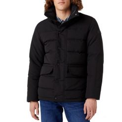 Kurtka sportowa męska Wrangler Bodyguard Jacket. Czarne kurtki sportowe męskie Wrangler, m, bez wzorów, z poliesteru, bez kaptura. Za 399.99 zł.